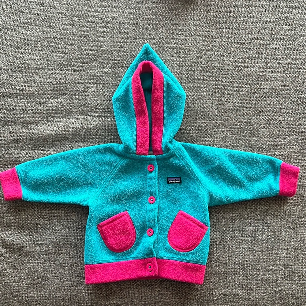 Patagonia baby girl fleece jacket